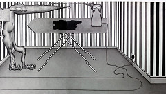 Paul Noble, The Stain, 2022 2025, pencil on paper